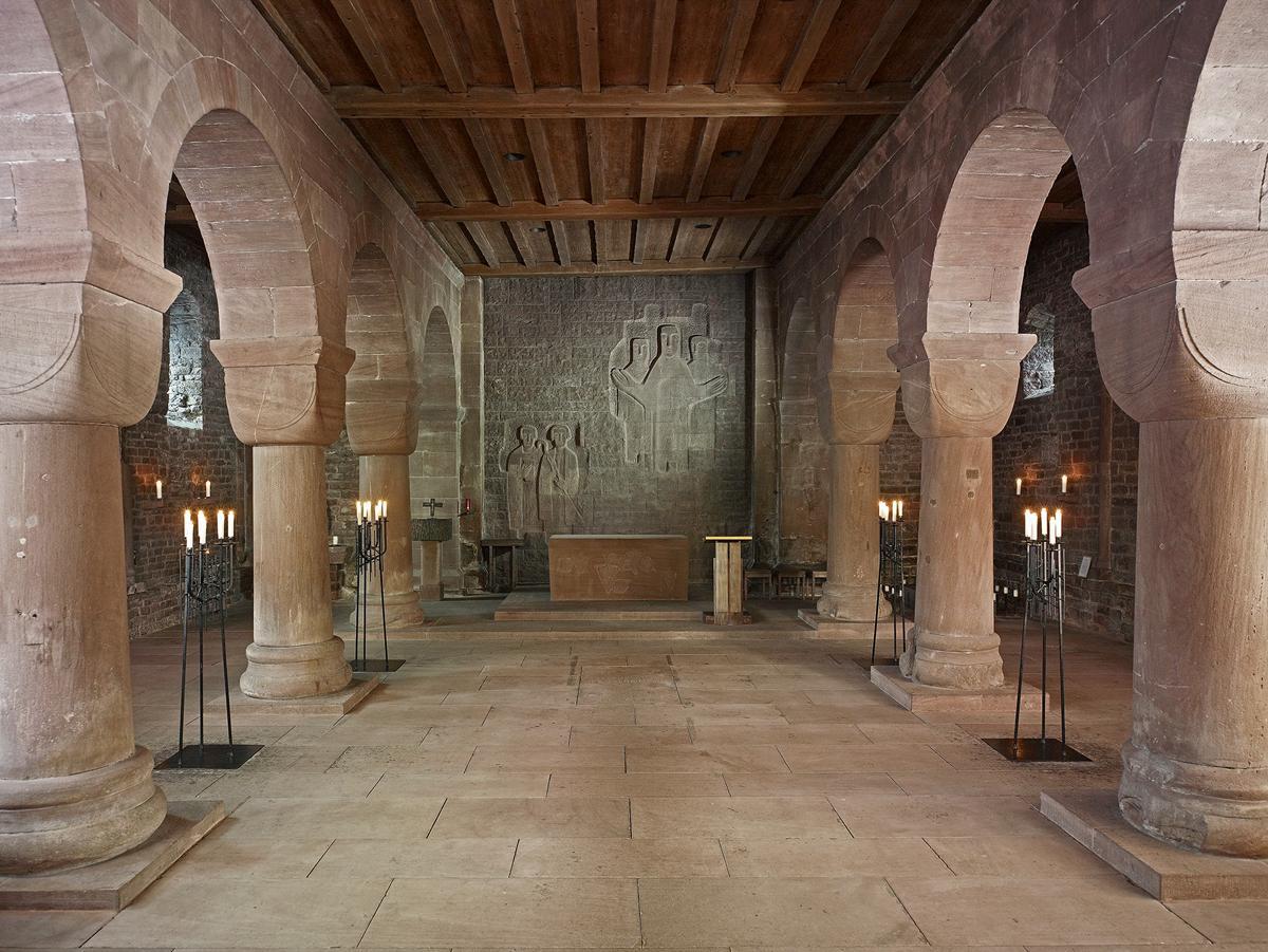 Interior of the monastery church of St. Aurelius at Hirsau Monastery
