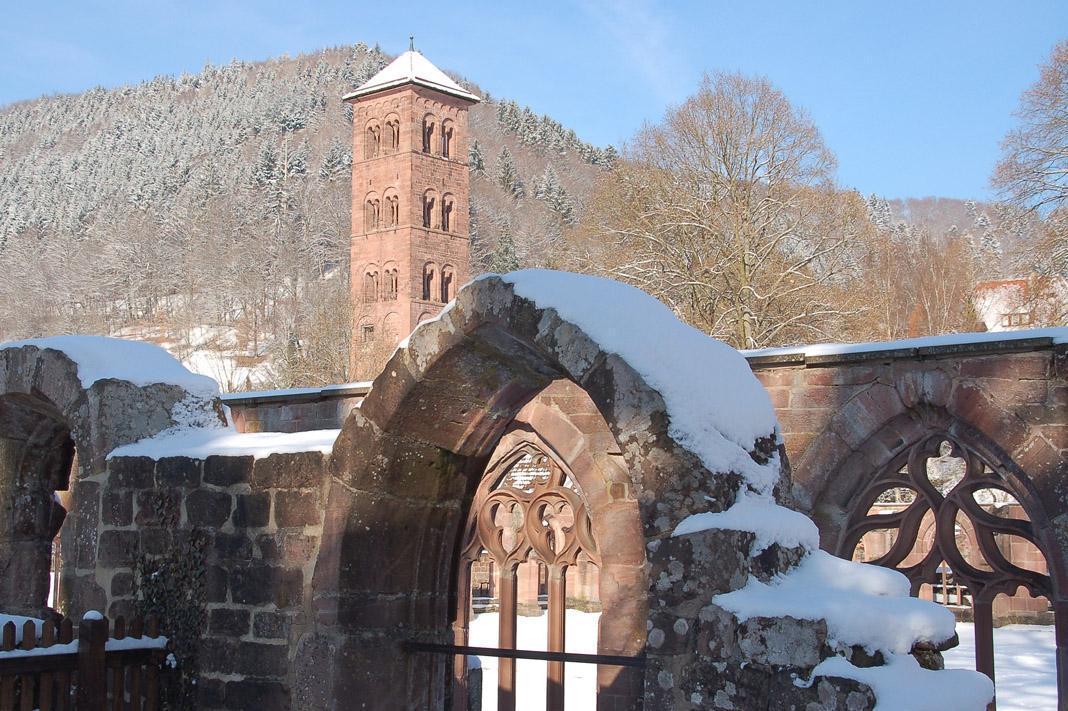 South conclave and the Owl Tower at Hirsau Monastery