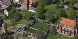 Aerial photo of Hirsau Monastery