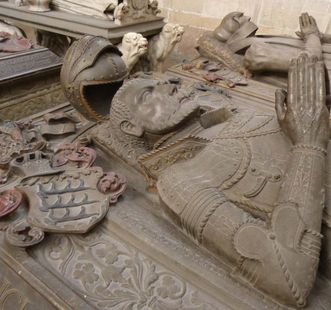 Das Grab Ulrichs in der Stiftskirche Tübingen