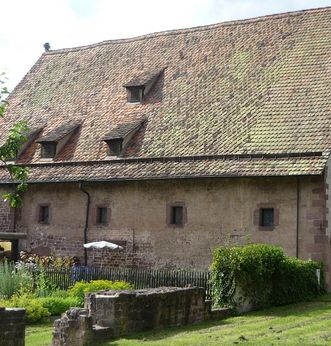 Außenansicht der Aureliuskirche von Kloster Hirsau