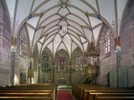Foto: Staatliche Schlösser und Gärten Baden-Württemberg, Andrea Rachele Innenraum der Marienkapelle Kloster Hirsau