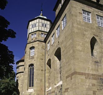 Exterior view of the palace church at the Old Castle Stuttgart