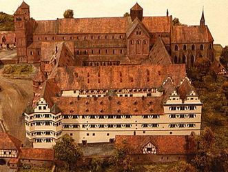 Modell von Kloster Hirsau vor der Zerstörung 1692