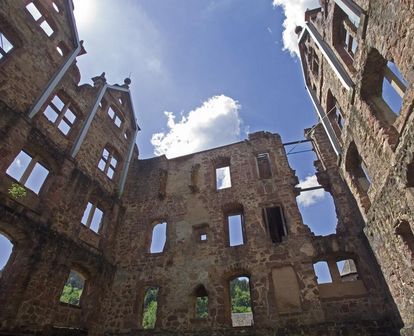 Innenansicht des Jagdschlosses von Kloster Hirsau