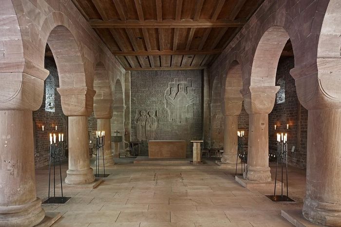 Interior of the monastery church of St. Aurelius at Hirsau Monastery