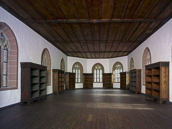 Monastère de Hirsau, la salle de la bibliothèque