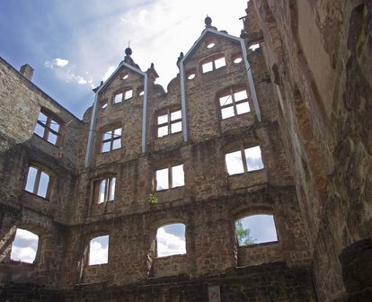 Innenansicht des Jagdschlosses von Kloster Hirsau