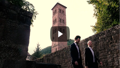 Startbildschirm des Filmes „Die Ulme zu Hirsau - Richard Strauss - Liedduo Levacher Rapoport"