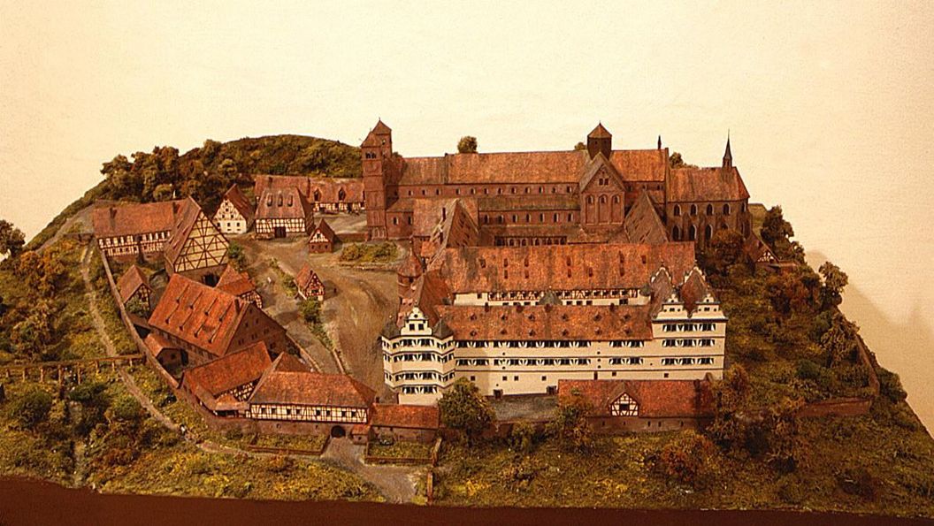 Modell von Kloster Hirsau vor der Zerstörung 1692